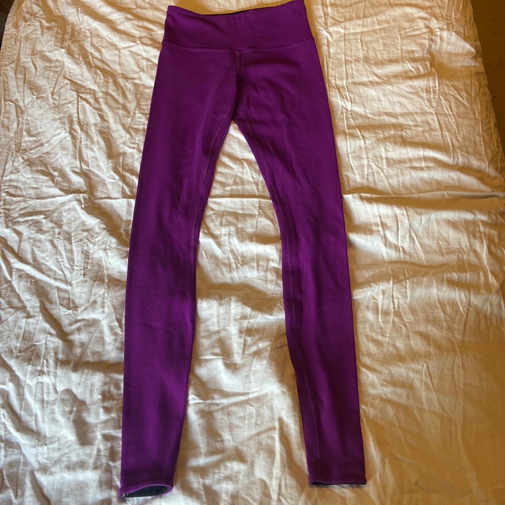Purple Lululemon leggings size 2
